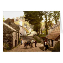 Glencoe Village_Ireland Greeting Cards