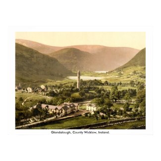 Glendalough County Wicklow antique print