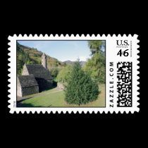 Glendalough view stamps