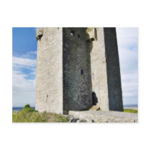 Gleninagh Castle On Hill Postcard