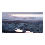 Gletscherlagune Island Photo Greeting Card