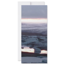 Gletscherlagune Island Custom Rack Cards