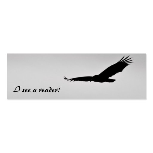 Gliding Bird Business Card Template (front side)