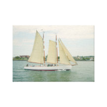 Gliding in Full Sail Canvas Wall Hanging Gallery Wrap Canvas