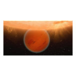 Gliese 436 B Extrasolar Planet Orbiting It's Sun Photo Greeting Card