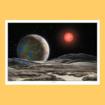 Gliese 581 c Print by lynettecook Gliese 581 c Print