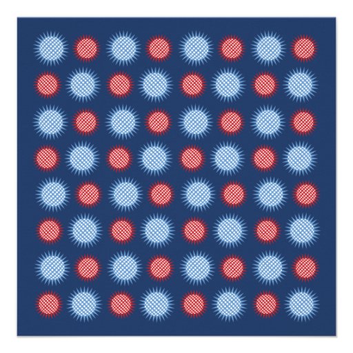 Glimmering Stars Fourth of July Party Invitations