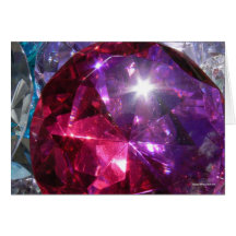 Glinting Red Greeting Cards