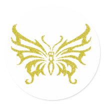 Glitter Butterfly 4 stickers by fstasu54 Glitter Butterfly 4 stickers