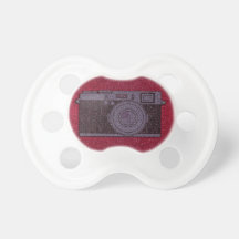 Glitter Camera Baby Pacifier