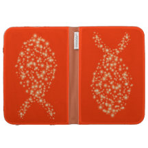 Glitter Christian Fish Symbol Case For Kindle