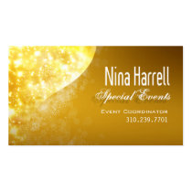 "Glitter" - Event Planner Coordinator Business Cards