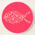 Glitter Fish coaster