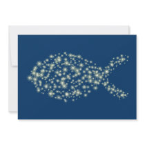Glitter Fish Personalized Invitation