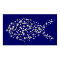 Glitter Fish Tract Card / Business Card Templates