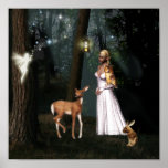 Glitter in the forest -Fairy fantasy poster Glitter in the forest -Fairy fantasy poster
