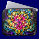 Glitter Kaleidoscope art laptop sleeve laptop sleeves