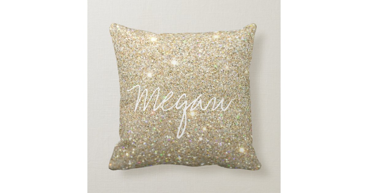 Glitter Pillow Zazzle