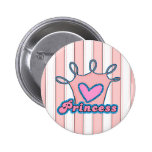 Glitter Princess Design Buttons
