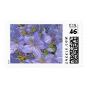 Glitter Purple Azalea Postage postage