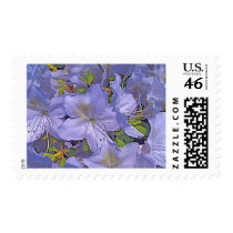 Glitter Purple Azalea Postage postage by MisawaLife Glitter Purple Azalea Postage postage