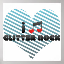 Glitter Rock fan Print