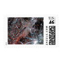 Glitter Silver Butterfly postage