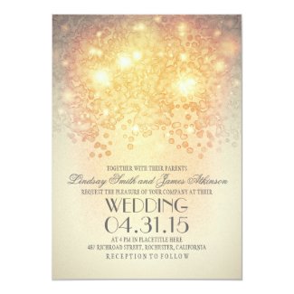 glitter string lights elegant vintage wedding