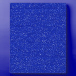 GLITTERING DARK ROYAL BLUE OCEAN WHITE SPARKLES TE plaques