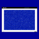 GLITTERING DARK ROYAL BLUE OCEAN WHITE SPARKLES TE skins
