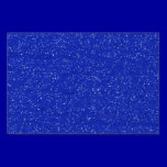 GLITTERING DARK ROYAL BLUE OCEAN WHITE SPARKLES TE yard signs