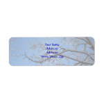 Glittering Ice and Snow Covered Trees Return Address Label Glittering Ice and Snow Covered Trees Return Address Label