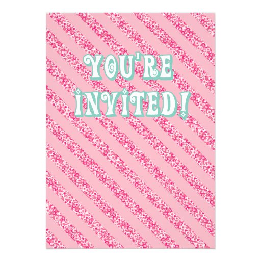 Glittering  Mermaid Birthday Party Invitation