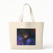 Glittering Star Cluster and Interstellar Gas Cloud Tote Bag
