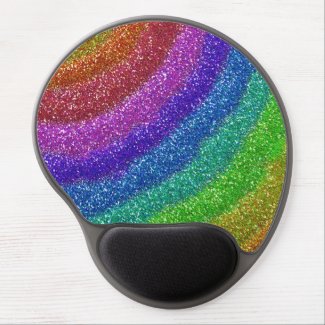 Glitters Rainbow Gel Mousepads