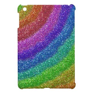 Glitters Rainbow iPad Mini Cover