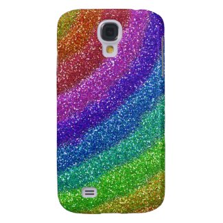 Glitters Rainbow Samsung Galaxy S4 Covers