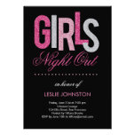 Glittery Girls Night Out / Bachelorette Party invitations