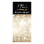 Glittery Gold Design Rack Card