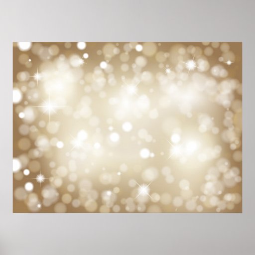 Glittery Gold Poster