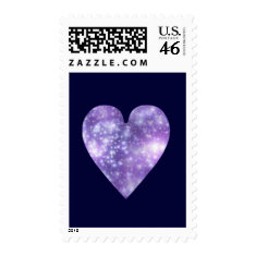 Glittery Heart stamp
