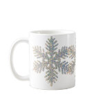 Glittery Snowflake mugs