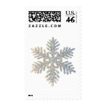 Glittery Snowflake Postage Stamp