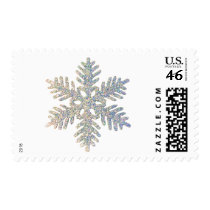 Glittery Snowflake Postage Stamps