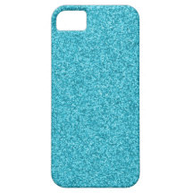 Glittery Sparkle Turquoise iPhone 5 Case
