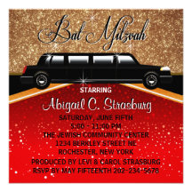Glitz Glamor Red Carpet Movie Star Invitations