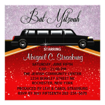 Glitz Glamour Red Carpet Movie Star Invitations