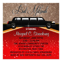 Glitz Glamour Red Carpet Movie Star Invitations