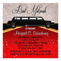 Glitz Glamour Red Carpet Movie Star Invitations