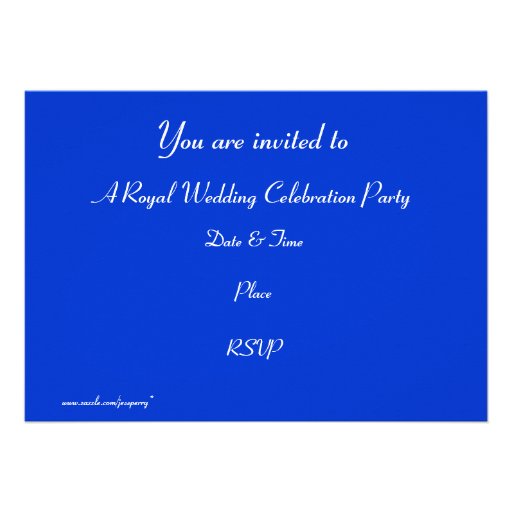 Glitz UK 'Party!' invitation